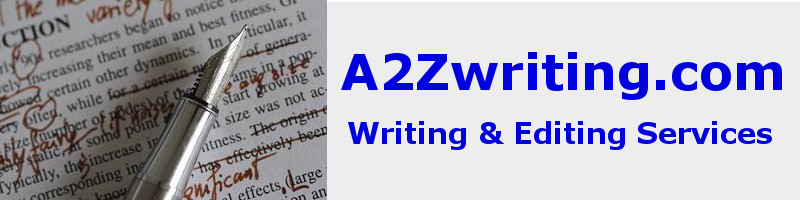 A2Zwriting.com Banner